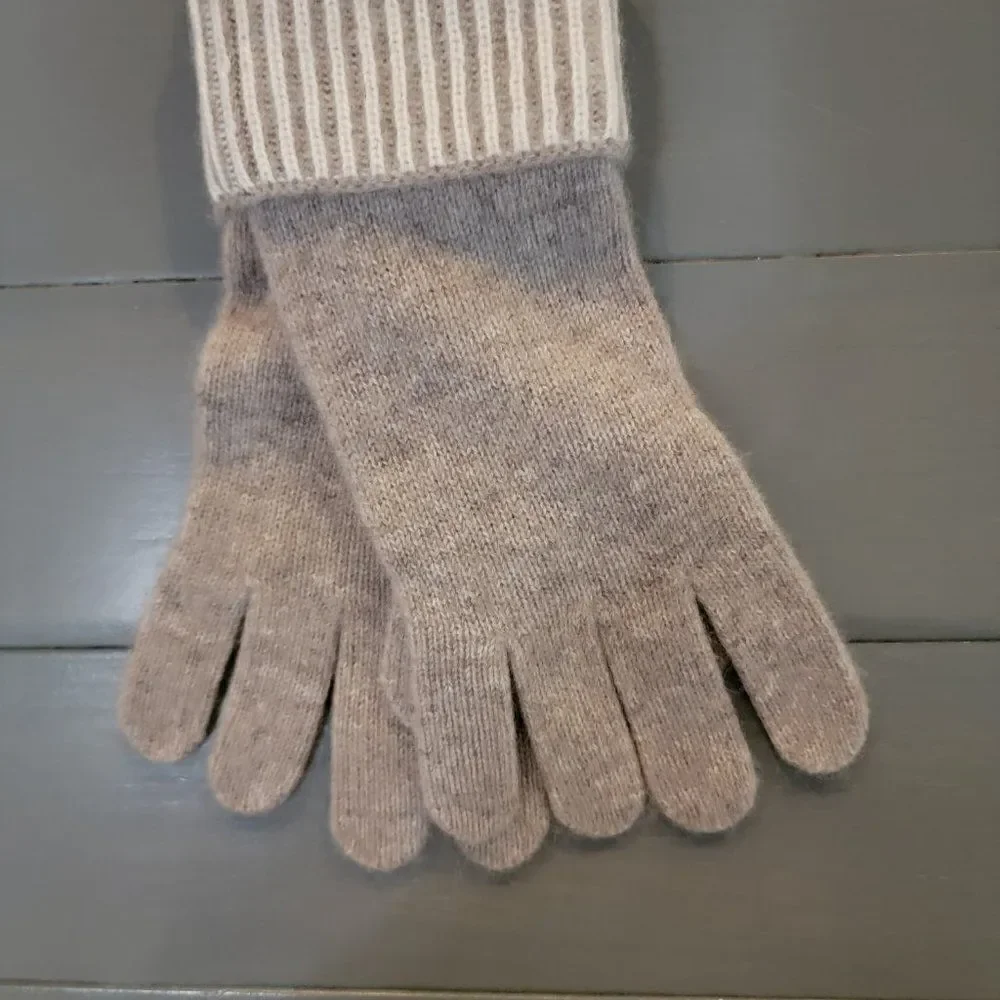 NWT Martha STEWART 100% 2 -PLY CASHMERE WOMEN'S WINTER GLOVES OS